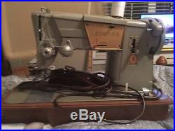 SINGER 328K SEWING MACHINE EXCELLENT HEAVY DUTY Complete With Carrying Case