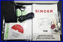 SINGER 7258 Computerized Sewing Machine & carryIng case OPEN BOX