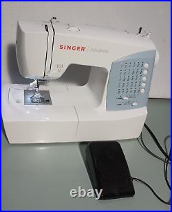 SINGER Advance 7422 Sewing Machine With Foot Pedal, Power Cord, Carrying case