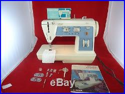 SINGER MODEL 776 Stylist SEWING MACHINE WITH MANUALS, ACCESSORIES, CARRYING Case
