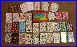 Sandylion Lot of over 4000 Stickers Sticker Design plus CARRY CASE NEW