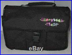 Scrapbook Stuff Nice Black Tote Organizer Craft Bag Carrying Case 11 1/2 x8