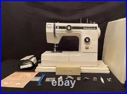 Sears Kenmore Model 385.1011180 Sewing Machine With Carry Case & Accessories