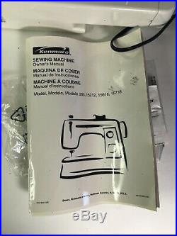 Sears Kenmore Sewing Machine Model 385 #15718500 Foot Pedal and Carrying Case