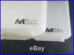 Set of (3) ArtBin Quick View Carrying Case Clear Art/ Craft Storage