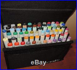 Set of 72 Double Tip Sketch Copic Markers in Carrying Storage Case Retail $399