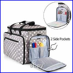 Sewing Machine Carrying Bag with Removable Pad, Travel Case for Sewing