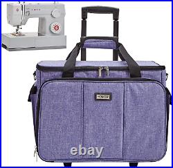 Sewing Machine Carrying Case with Multiple Storage Pockets, Universal Tote Bag w