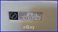 Silver SK-327 Knitting Machine 1977 Version Nice Condition Carry Case