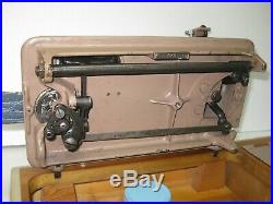 Singer 185k Electric Foot Pedal Operated Sewing Machine With Carry Case. Lot 2