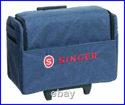 Singer 20.5 Sewing Machine Serger Roller Carrying Bag Case on Wheels