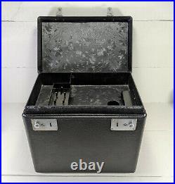 Singer 221 Featherweight Sewing Machine Carry Case w Tray Vtg Original Clean 1