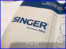 Singer 2623 Sewing Machine 150th Anniversary 2001 WithHard Carry Case Clean