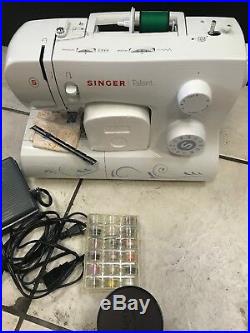 Singer 3323 Talent Sewing Machine In Rolling Carrying Case Pre-owned
