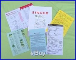 Singer 5625 Stylist Ii-with Carry Case-accessories And Optional Accessories
