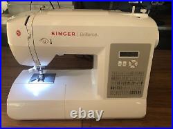 Singer 6180 Brilliance Electronic Sewing Machine With Case & Accessories