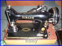 Singer Model 99 Sewing Machine in Carrying Case Beautiful