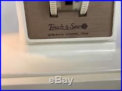 Singer Sewing Machine Touch&Sew Zig-Zag Model 758 with Carrying Case & Accessories