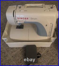 Singer Simple 3116 Sewing Machine withFoot Control, Accessories and Carry Case