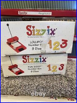 Sizzix Huge Lot! 2 Carrying Cases, Lots Of Sizzix Die Cuts, Machine & Converter