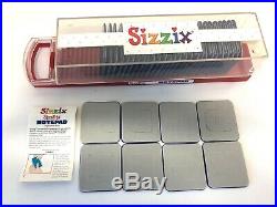 Sizzix Sizzlits Alphabet & Number 4 Sets of Dies in Carrying Case