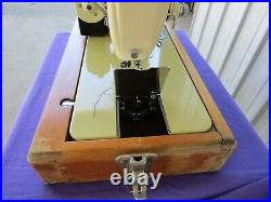 Sterling Sewing Machine Metal Carrying Case By Godfreys Vintage