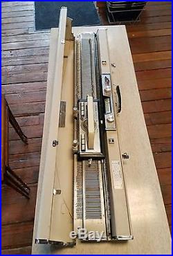 Studio Singer Silver Reed SK 301 Knitting Machine with carry case