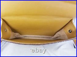 Sturdy Handmade Crafted Floral Thick Saddle Leather Bag Costume Fm Monighetti's