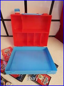 TOPPS MATCH ATTAX FOOTBALL TRADE CARD CARRY CASE/STORAGE BOX, +Mixture OF CARDS