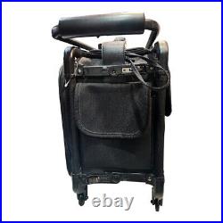 TUTTO Machine On Wheels Black Case Medium Carrying Sewing Organizer