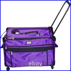 TUTTO Machine On Wheels Case 27X16.25X14 Purple