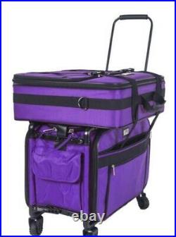 TUTTO Machine On Wheels Case Purple 5222PMA Large Carrying Case NEW