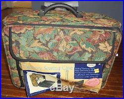 Tapestry Sewing Machine Tote Bag Carrying Case Luggage on Wheels