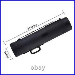 Telescoping Poster Drawings Document Storage Tube Carry Case with Strap