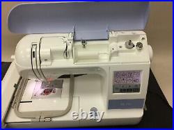 Tested Brother PE770 5x7 inch Computerized Sewing Machine with hoop Free S&H