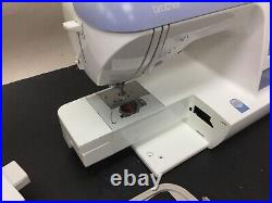Tested Brother PE770 5x7 inch Computerized Sewing Machine with hoop Free S&H