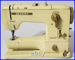 Tested Vintage Sewing Machine BERNINA RECORD 730 w Original Carrying Case More