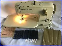 Tested Vintage Sewing Machine BERNINA RECORD 730 with Original Carrying Case