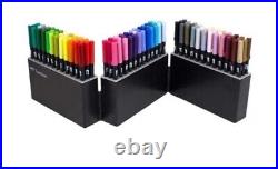 Tombow Dual Brush Artists' Pen Markers Gift Set of 108 w Stand Carrying Case