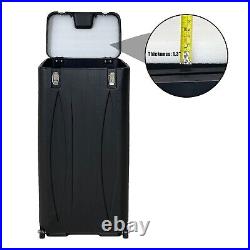 Trade Show Carrying Case with Wheels and handles - INSIDE SIZE 36x16.5x10.5