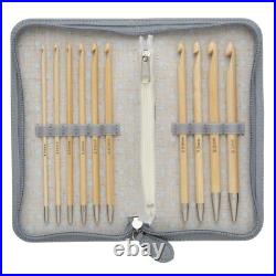 Tulip Carry T Interchangeable Bamboo Tunisian Hook Set-WithCase