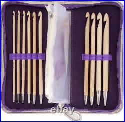 Tulip Carry T Interchangeable Bamboo Tunisian Hook Set WithCase 846550011963