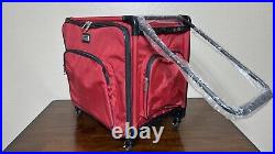 Tutto Case On Wheels 20L x 14W x 18H Red Serger Sewing Machine Carry 9220CSG
