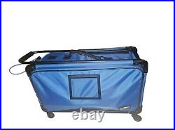 Tutto Rolling Wheeled Bag Business Carry 4 Wheels 22 Long Sales Case Large Blue