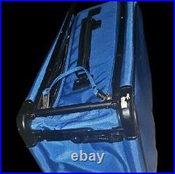 Tutto Rolling Wheeled Bag Business Carry 4 Wheels 22 Long Sales Case Large Blue