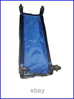 Tutto Rolling Wheeled Bag Business Carry 4 Wheels 22 Long Sales Case Large Blue