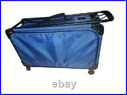 Tutto Rolling Wheeled Bag Business Carry 4 Wheels 22 Long Sales Case Large Blue