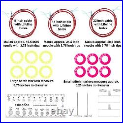 Twist Red Lace 4-Inch Small 7400-S Interchangeable Circular Knitting Needle S