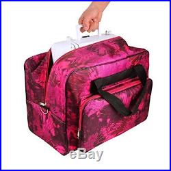 Universal Sewing Machine Carrying Case Tote Bag Red