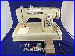 VINTAGE HEAVY DUTY BROTHER ECHELON 891 Model C SEWING MACHINE IN CARRY CASE